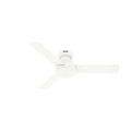 Hunter 52402 Matte White 44in Presto Lp - Matte Fresh White Image 1