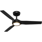 Hunter 53642 Matte Black Zentech 3 Blade Indoor/outdoor Smart Fan 44in - Matte Black Image 1