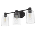 Hunter 19712 Noble Bronze Hunter Lochemeade Noble Bronze 3 Light Vanity Wall Light Fixture Image 1