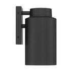 Hunter 46035 Matte Black Kennicott  Outdoor 1 Light Small Wall Light Black Image 2