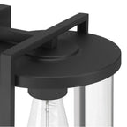Hunter 46067 Matte Black Astwood Outdoor 1 Light Medium Wall Light Black Image 3