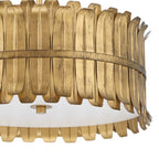 Hunter 48259 Brushed Luxe Gold Valdaz 3 Light Large Pendant Gold Image 2