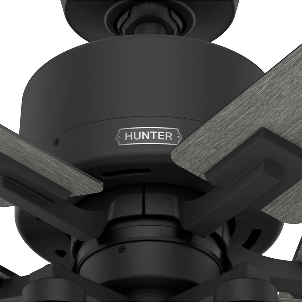 Hunter 52311 Matte Black 52 Inch Wifi Techne Matte Black Ceiling Fan With Led Light Kit And Handheld Remote Image 7