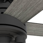 Hunter 52650 Matte Black Hunter 52 Inch Lochemeade Matte Black Ceiling Fan With Led Light Kit And Handheld Remote Image 8