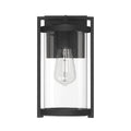 Hunter 46066 Matte Black Astwood Outdoor 1 Light Small Wall Light Black Image 1