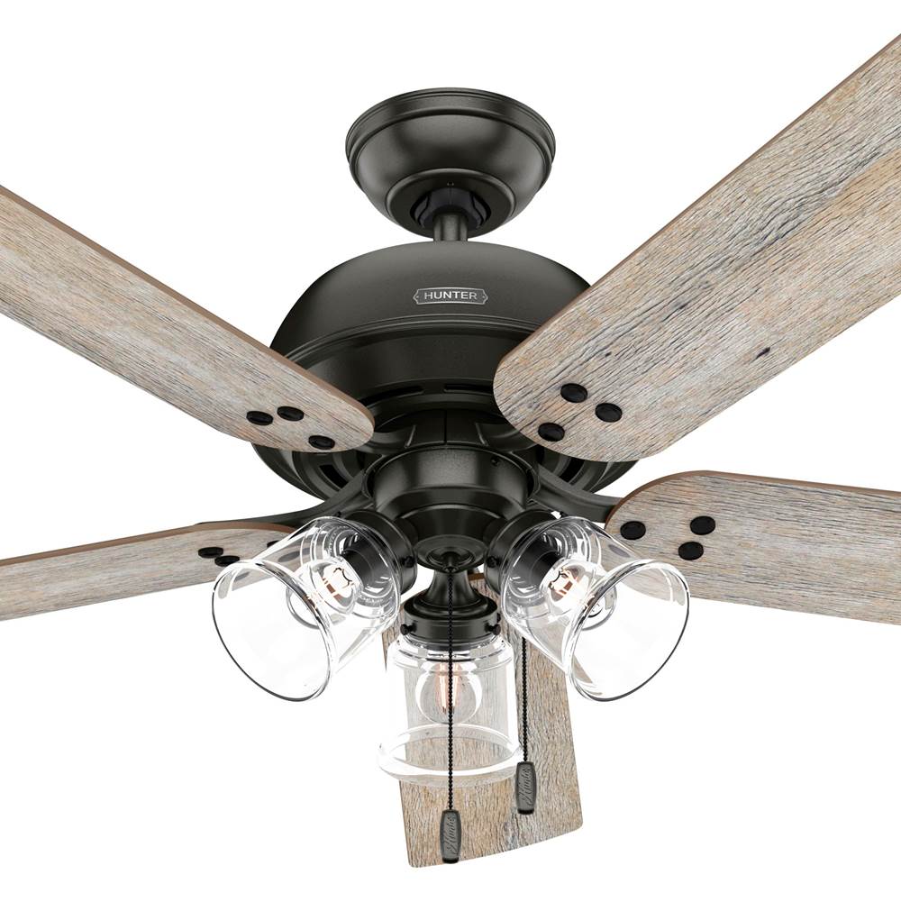 Hunter 51714 Noble Bronze 52 Inch Shady Grove Noble Bronze Ceiling Fan With Led Light Kit And Pull Chain Image 2