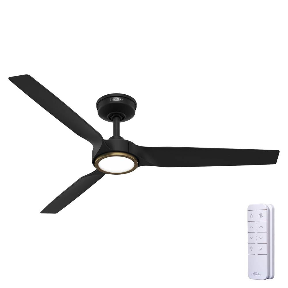 Hunter 53518 Matte Black Zentech 3 Blade Indoor/outoor Smart Fan 52in - Matte Black Image 7