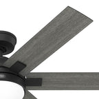 Hunter 52783 Matte Black 52 Inch Georgetown Energy Star Hunterexpress Matte Black Ceiling Fan With Led Light Kit And Handheld Remote Image 2