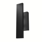 Hunter 13132 Matte Black Canoga Matte Black 1 Light Small Sconce Wall Light Fixture Image 1