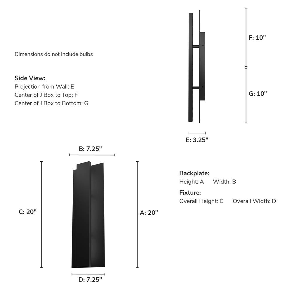 Hunter 46063 Matte Black Canoga Outdoor 1 Light Large Wall Light Black Image 5