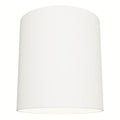Hunter 13126 White Canoga White 1 Light Small Flush Mount Ceiling Light Fixture Image 1