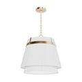 Hunter 48160 Alturas Gold Ada Lee 1 Light Large Pendant Gold Image 1