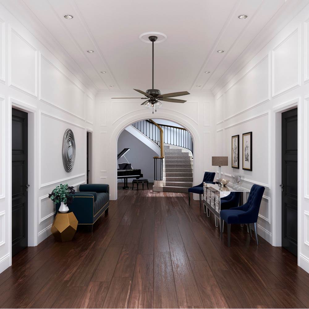 Hunter 52349 Noble Bronze 60 Inch Dondra Noble Bronze Ceiling Fan With Led Light Kit And Pull Chain Image 4