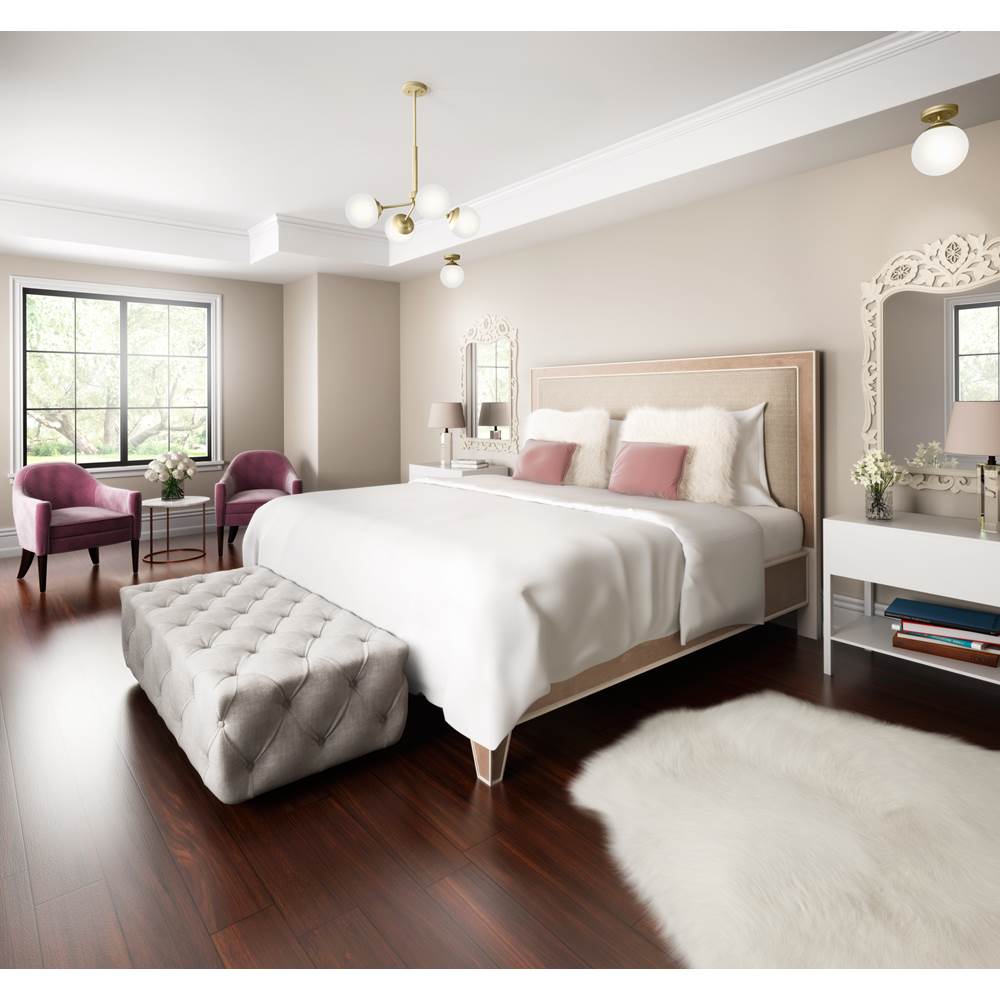 Hunter Hepburn 1 Light Flush Mount