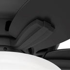 Hunter 52394 Matte Black 42 Inch Newsome Matte Black Low Profile Ceiling Fan With Led Light Kit And Pull Chain Image 6
