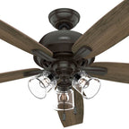 Hunter 52349 Noble Bronze 60 Inch Dondra Noble Bronze Ceiling Fan With Led Light Kit And Pull Chain Image 2