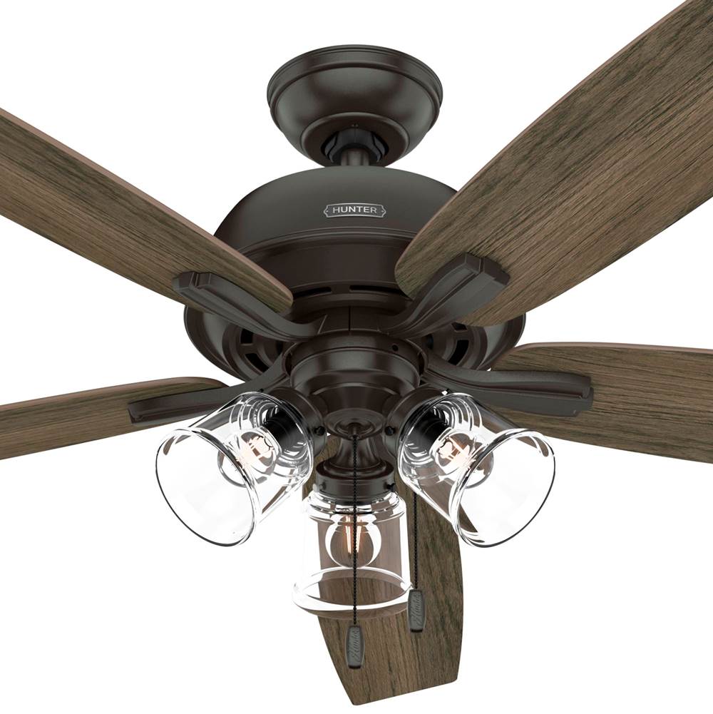 Hunter 52349 Noble Bronze 60 Inch Dondra Noble Bronze Ceiling Fan With Led Light Kit And Pull Chain Image 2