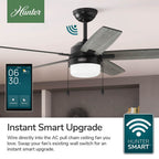 Hunter 99982 Fresh White Huntersmart Smart Wall Panel Image 6