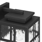Hunter 46044 Matte Black Aspenbrook Outdoor 1 Light Large Wall Light Black Image 3