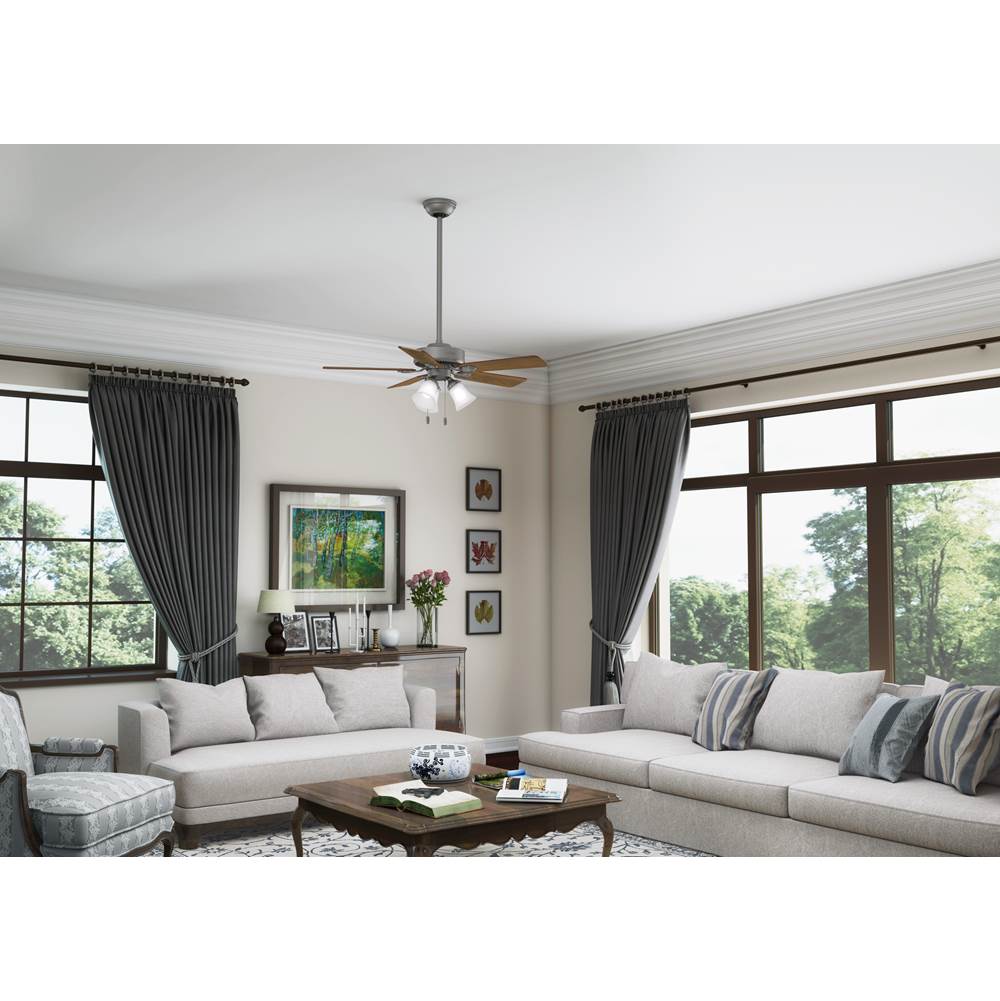 Hunter 50882 Matte Silver 44'' Swanson - Matte Silver Image 2