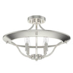 Hunter 19423  Perch Point 4 Light Semi-flush Mount Image 1