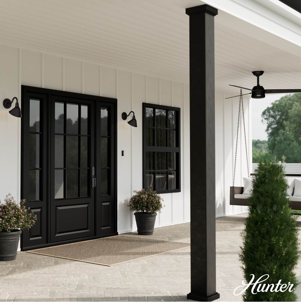 Hunter 46011 Matte Black Cassius Matte Black 1 Light Small Image 3