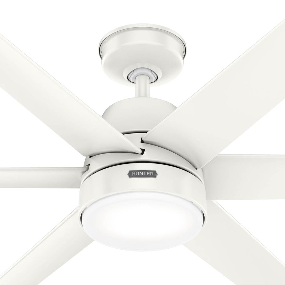 Hunter 52370 Fresh White 60in Skysail -fresh White Image 7
