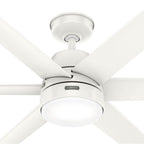 Hunter 52370 Fresh White 60in Skysail -fresh White Image 7