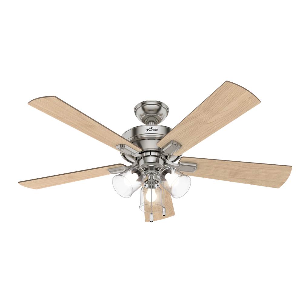 Hunter 54206 Brushed Nickel 52'' Crestfield-brushed Nickel Image 1