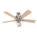 Hunter 54206 Brushed Nickel 52'' Crestfield-brushed Nickel Image 1