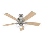 Hunter 54206 Brushed Nickel 52'' Crestfield-brushed Nickel Image 1
