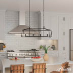 Hunter 13099 Flat Matte Black Hunter Fair Oaks Flat Matte Black 4 Light Chandelier Ceiling Light Fixture Image 5