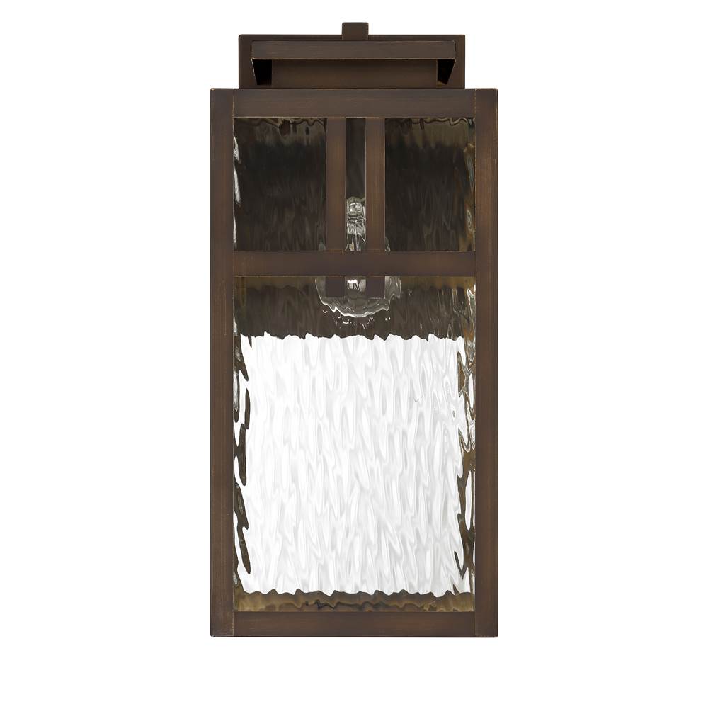 Hunter 46045 Matte Bronze Aspenbrook Outdoor 1 Light Large Wall Light Bronze Image 1