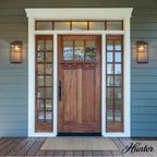 Hunter Yancy House Hunter Yancy House Matte Bronze With Clear Glass 1 Light