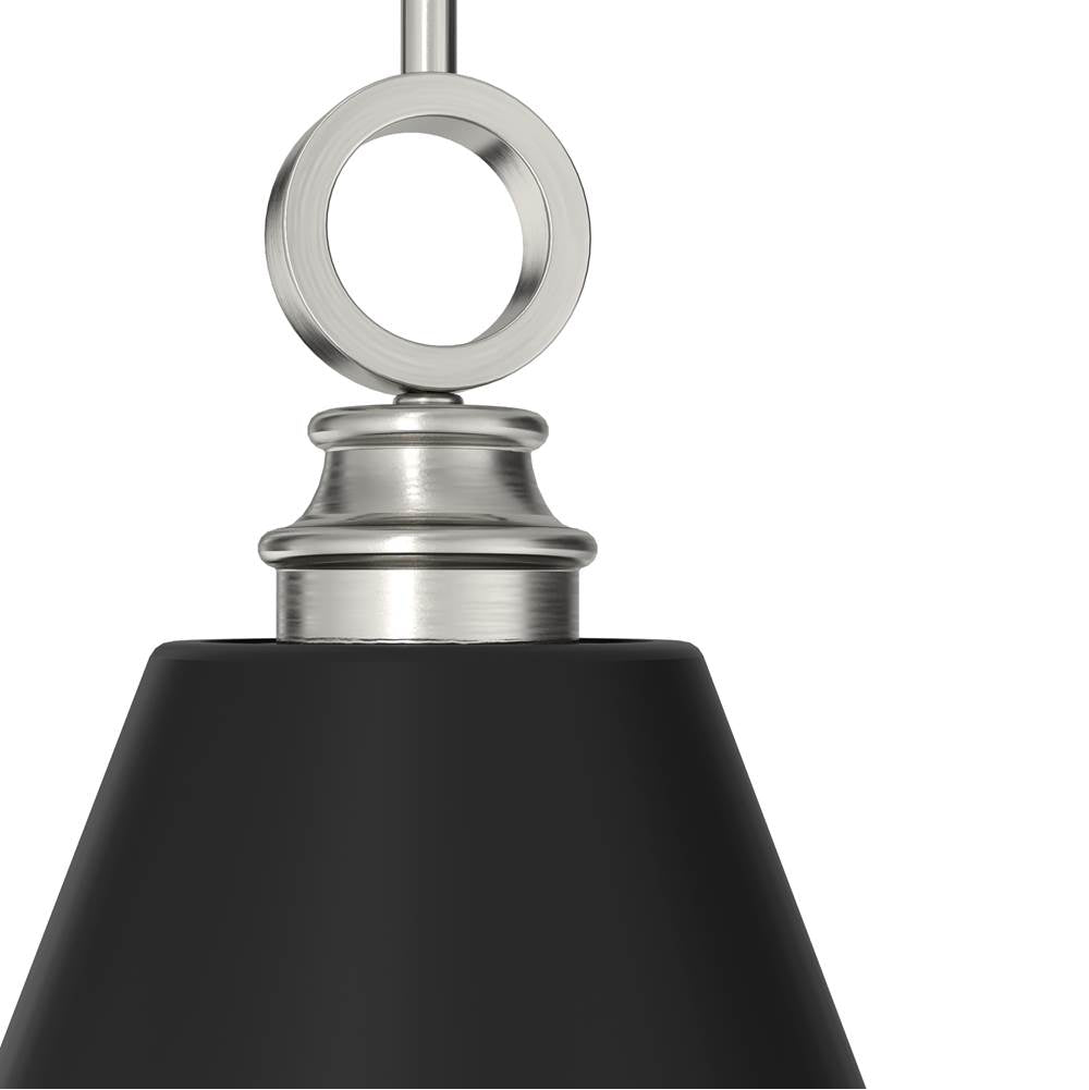 Hunter Klein 1 Light Metal Pendant 12 Inch