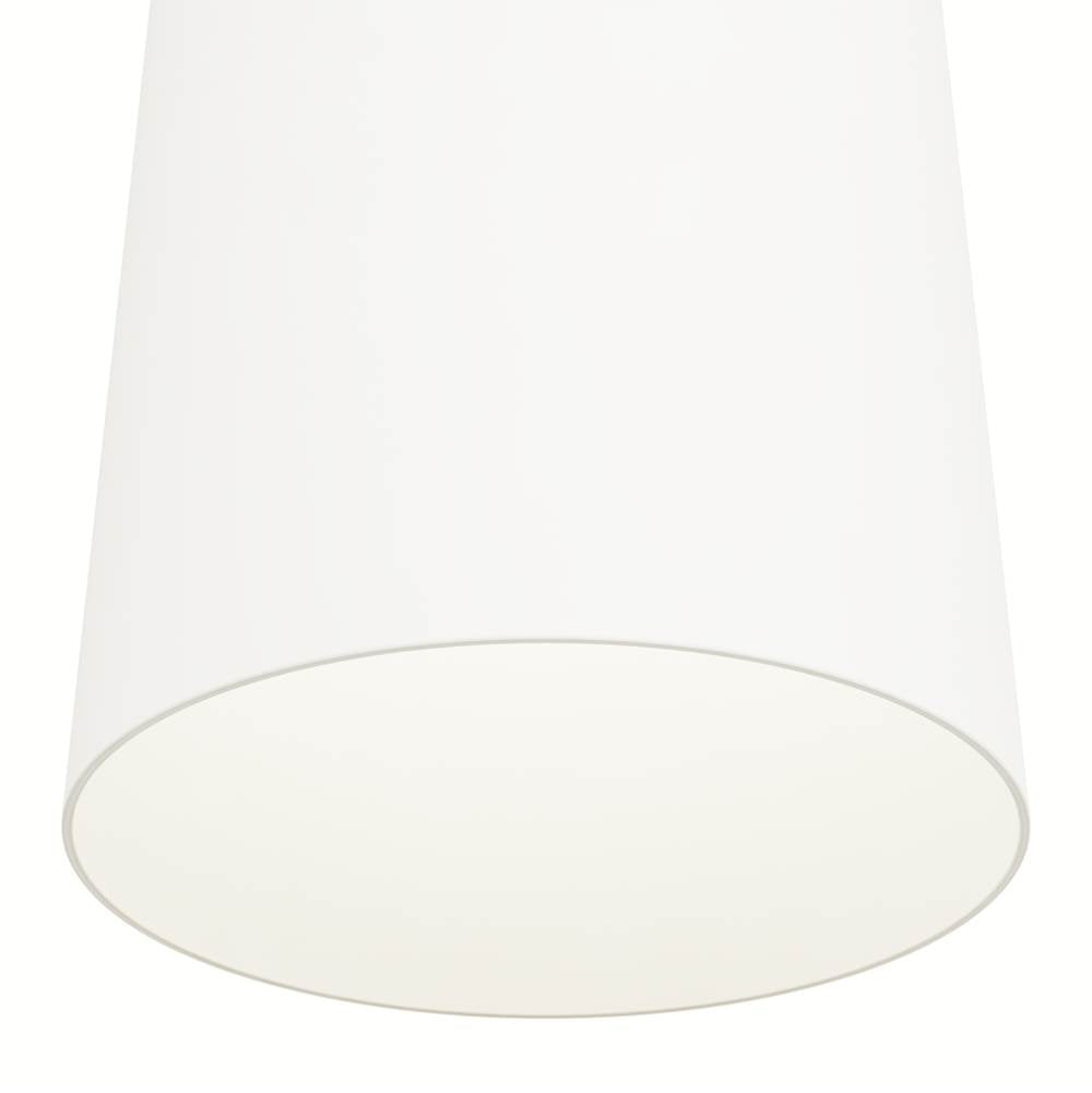 Hunter Canoga White 1 Light Small Flush Mount Ceiling Light Fixture