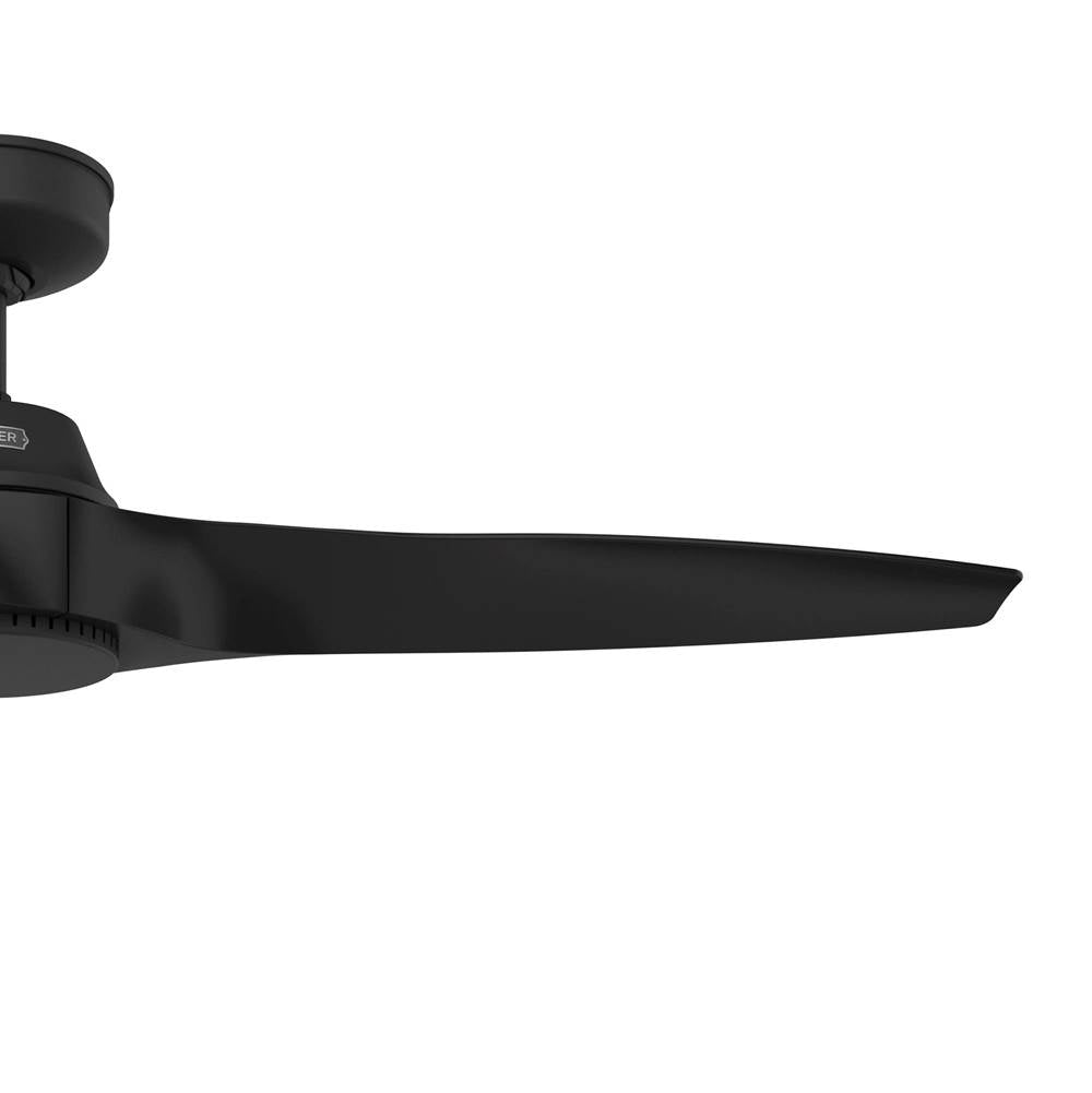 Hunter 52616 Matte Black 52in Mosely - Black Image 6