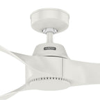 Hunter 52998 Fresh White 60 Inch Mosley Energy Star Fresh White Damp Rated Ceiling Fan And Wall Control Image 5