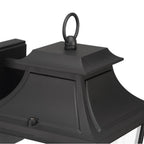 Hunter 46082 Matte Black Hunter Spring Cove Matte Black With Clear Glass 3 Light Image 4