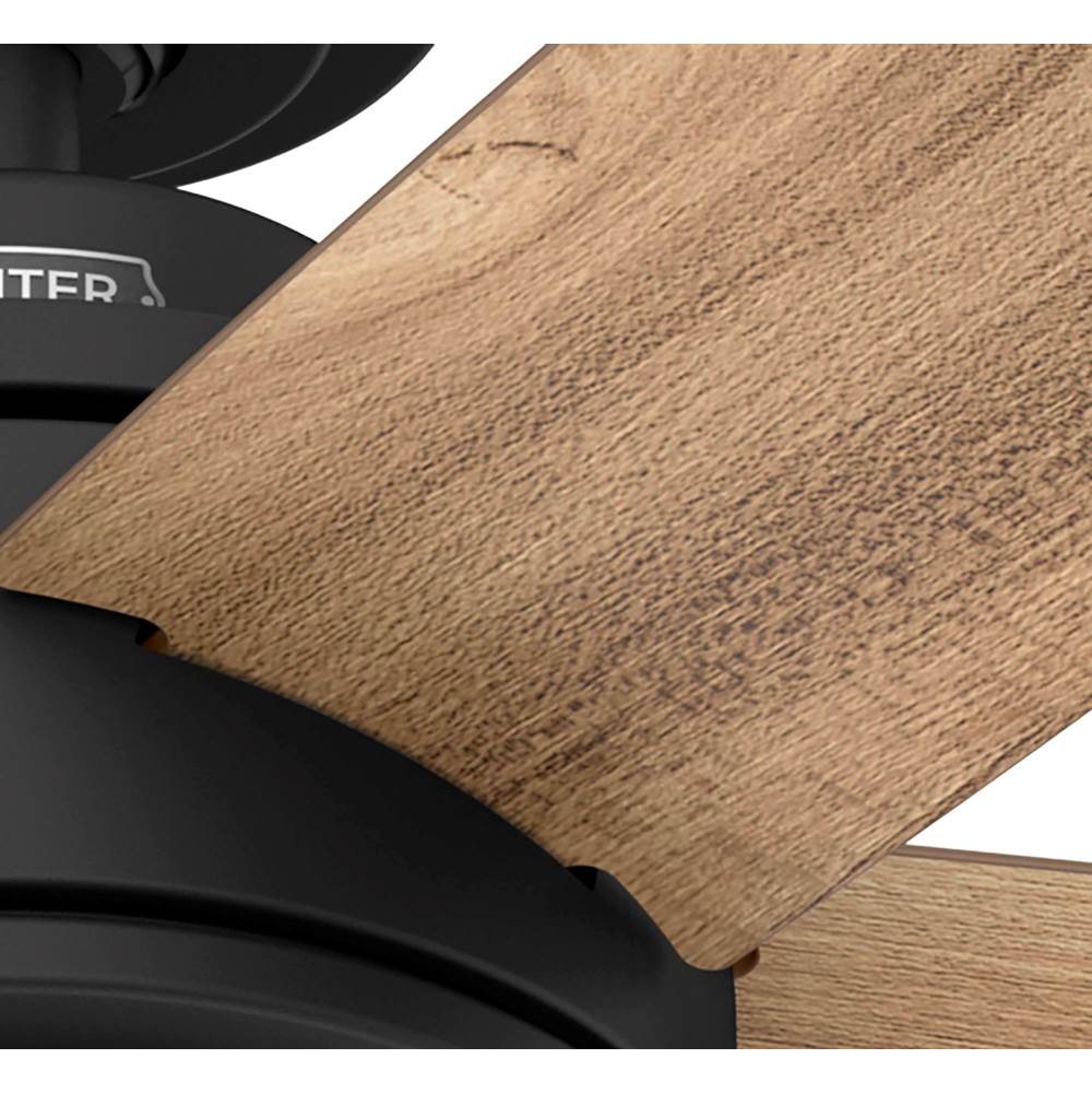 Hunter 52335 Matte Black 52in Margo - Flat Matte Black Image 9
