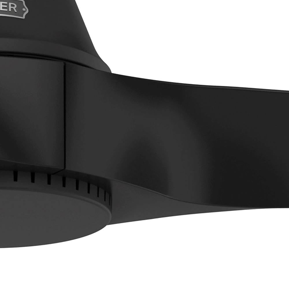 Hunter 52616 Matte Black 52in Mosely - Black Image 9