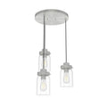 Hunter Devon Park Devon Park Cluster Round Brushed Nickel