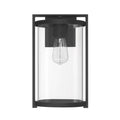 Hunter 46067 Matte Black Astwood Outdoor 1 Light Medium Wall Light Black Image 1