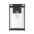 Hunter 46067 Matte Black Astwood Outdoor 1 Light Medium Wall Light Black Image 1