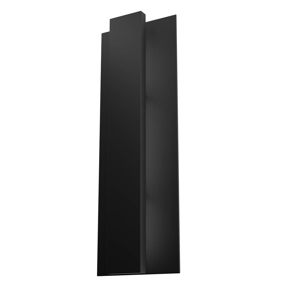 Hunter 46063 Matte Black Canoga Outdoor 1 Light Large Wall Light Black Image 1