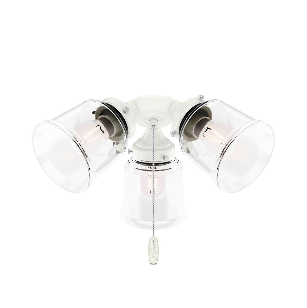 Hunter 99070 Fresh White 3 Led Light Kit Fresh White Image 1