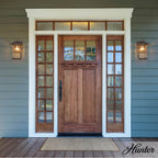 Hunter Yancy House Hunter Yancy House Matte Bronze With Clear Glass 1 Light