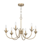 Hunter 13261 Luxe Gold Junie Bud Jasmine Roth 6 Light Medium 28 Inch Chandelier Image 2