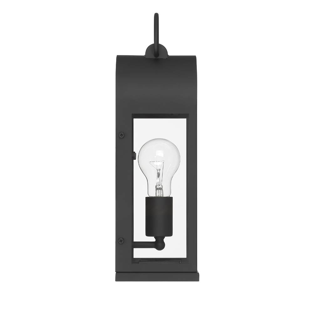 Hunter 46058 Matte Black Hunter Kendra Bell Matte Black With Clear Glass 1 Light Image 3
