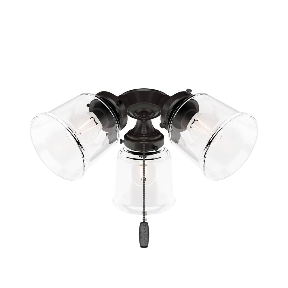 Hunter 99056 Noble Bronze 3 Led Light Kit Noble Bronze Image 1